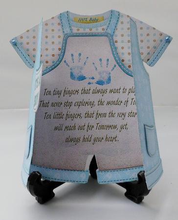 New Baby Romper Boy 1 Insert 1 by Michelle Chivers
