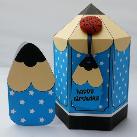 3D Pencil Shaped Treat or Favour Box Mini Kit by Michelle Chivers