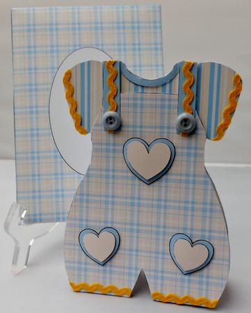 Baby Romper Suit 2 - Blue by Michelle Chivers