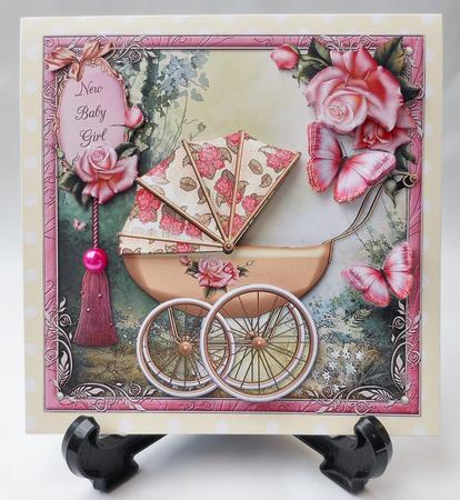 Baby Girl Forest Stroll 8x8 Mini Kit by Michelle Chivers