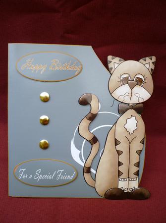 For a Special Friend Teardrop Card Happy Birthday by Michelle Chivers