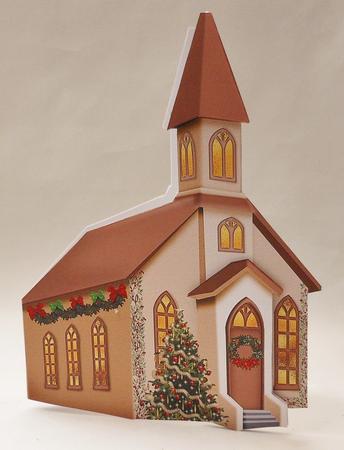 Christmas Church Shaped Card by Michelle Chivers