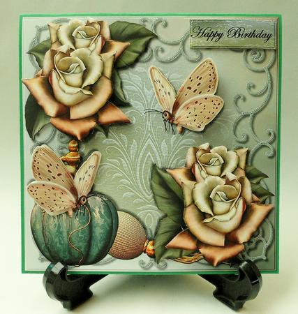 Mini Kit Antique Roses, Perfume & Butterflies by Michelle Chivers