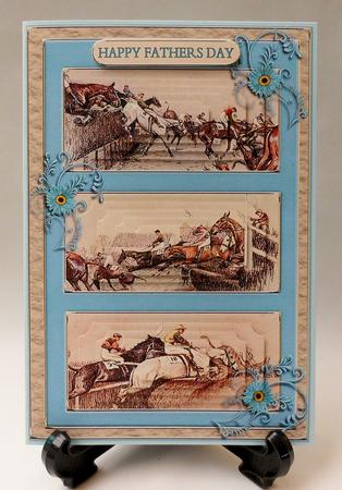 Horseracing Trio by Michelle Chivers