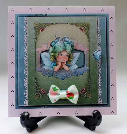 7.5 x 7.5 Card Topper Always by Michelle Chivers