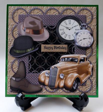 Male Card Vintage by Michelle Chivers