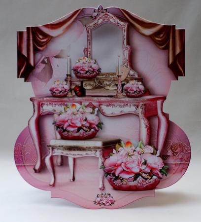 Soft Rose Dressing Mirror by Michelle Chivers
