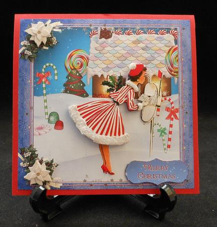 Vintage Lady Christmas Post Mini Kit by Michelle Chivers