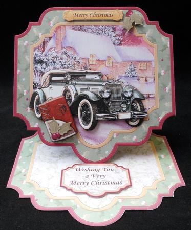 A Little Christmas Cheer Large Easel Card Kit 7.5" by Michelle Chivers