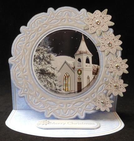 Silent Night Framed Easel Card Mini Kit by Michelle Chivers