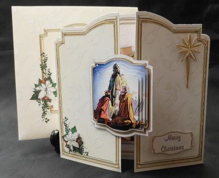 A Child is Born Christmas Gatefold Card Kit by Michelle Chivers