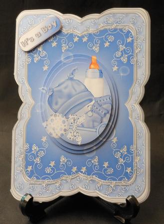 Shaped Card Mini Kit - Baby Boy by Michelle Chivers