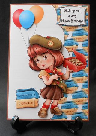 Little Girl Scout by Michelle Chivers
