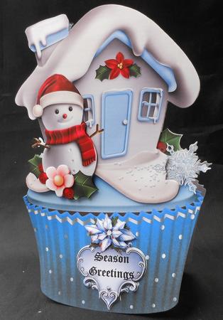 Snowman Cupcake Mini Kit by Michelle Chivers