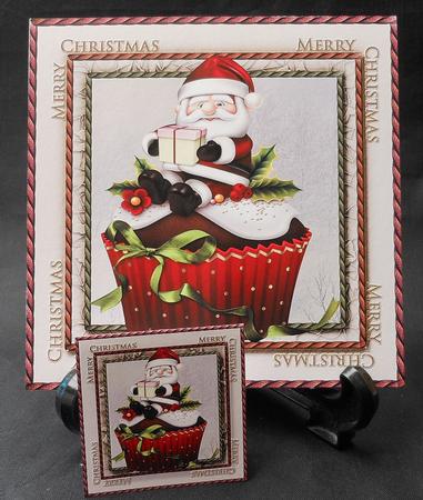 7.5" Card Topper & Gifttag Christmas 5 by Michelle Chivers