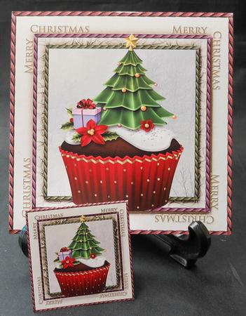 7.5" Card Topper & Gifttag Christmas 6 by Michelle Chivers