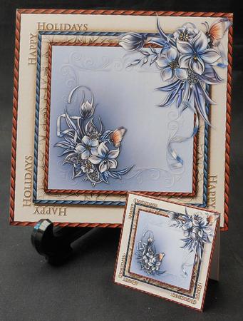 7.5" Card Topper & Gifttag Christmas 17 by Michelle Chivers