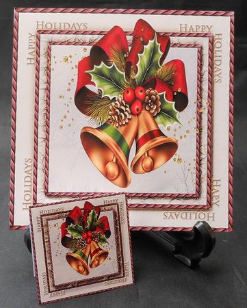 7.5" Card Topper & Gifttag Christmas 2 by Michelle Chivers