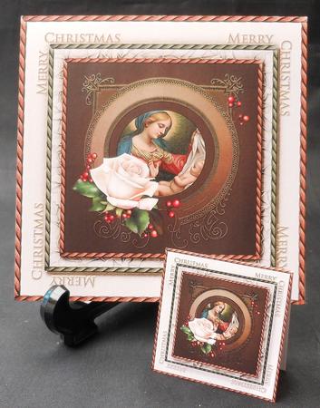 7.5" Card Topper & Gifttag Christmas 18 by Michelle Chivers