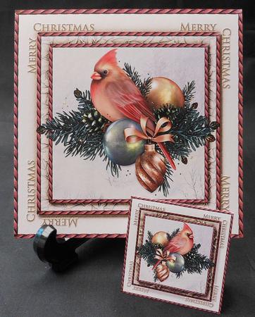 7.5" Card Topper & Gifttag Christmas 22 by Michelle Chivers