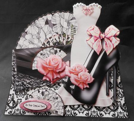 Black Shoes Oriental Style Mini Kit by Michelle Chivers