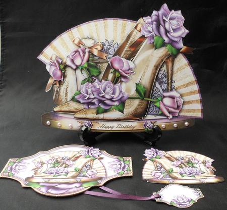 Beautiful Present for Ladies (high Heels Shoes with Roses) by Michelle Chivers