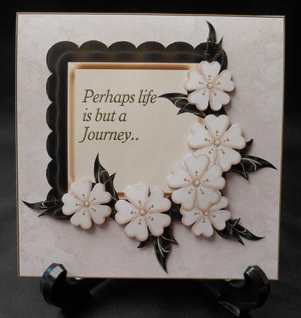 8x8 Sympathy White Flowers 1 - Mini Kit by Michelle Chivers