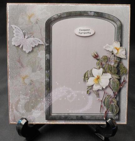 Wild Roses 8x8 Topper 1 by Michelle Chivers
