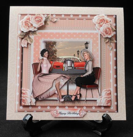 The Diner Girls Card Front Kit by Michelle Chivers