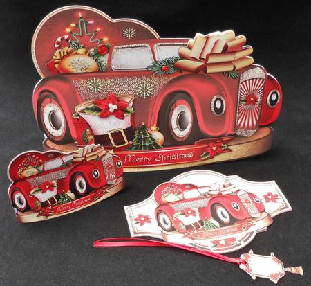 Christmas Gifts with Decorative Bow by Michelle Chivers