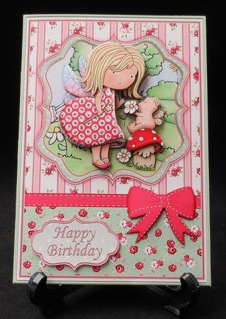 Fairy & Bear with Ages Birthday Mini Kit by Michelle Chivers