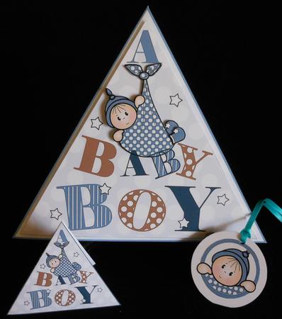 Baby Boy Triangle Mini Kit by Michelle Chivers