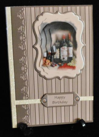 Vino Card Front by Michelle Chivers