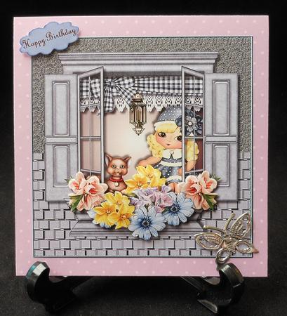 Window Birthday Girl by Michelle Chivers