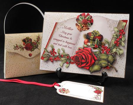 An Open Book Christmas Gift for Mother Mini Kit by Michelle Chivers