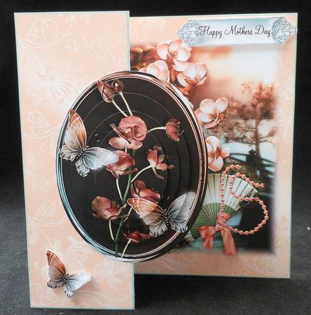 Oriental Fan No Holes Fold Mini Kit by Michelle Chivers