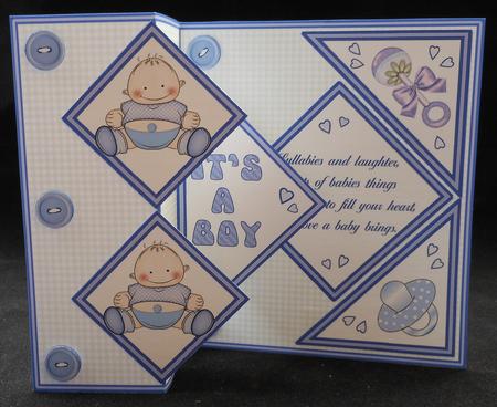 Fold Back Pop-up - Baby Boy by Michelle Chivers