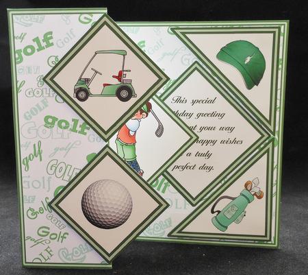 Fold Back Pop-up - Golf by Michelle Chivers