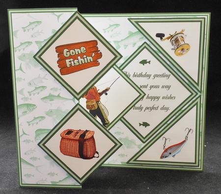 Fold Back Pop-up - Gone Fishin by Michelle Chivers