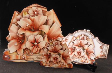Soft Cream Bouquet of Lilies by Michelle Chivers