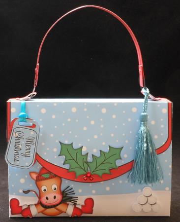3D Gigi Horse Xmas Handbag Treat or Favour Box Kit by Michelle Chivers