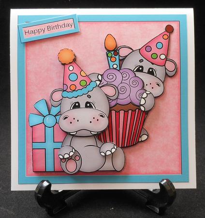Hippo Party by Michelle Chivers