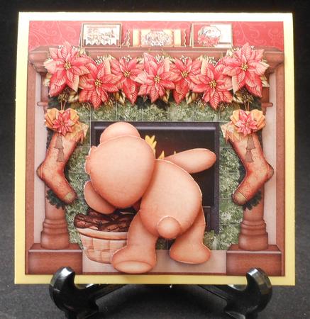 Is He Here Yet Christmas Card Mini Kit & Decoupage by Michelle Chivers