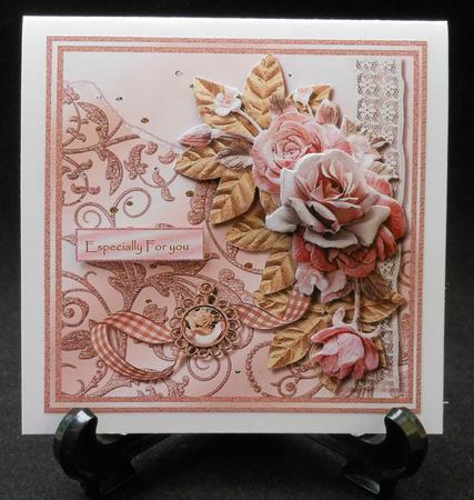Pink Vintage Flowers by Michelle Chivers