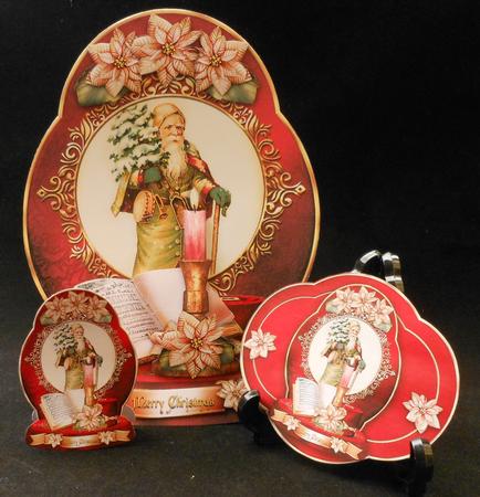 Antique Vintage Christmas Card Decorations by Michelle Chivers