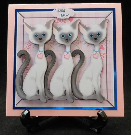 Three Grey Cats Mini Kit by Michelle Chivers
