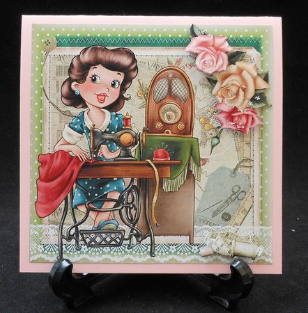 The Seamstress Vintage Style Topper by Michelle Chivers