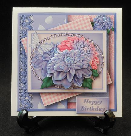 Delightful Dahlias Multi-layer Card Mini Kit by Michelle Chivers