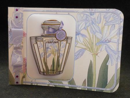 Agapanthus Perfume 7x5inch Aperture Card Mini Kit by Michelle Chivers