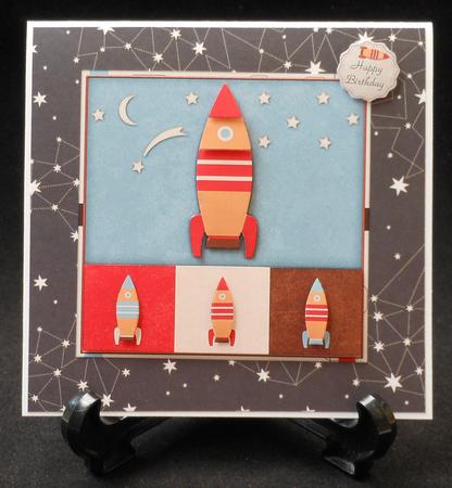 Retro Rocket by Michelle Chivers